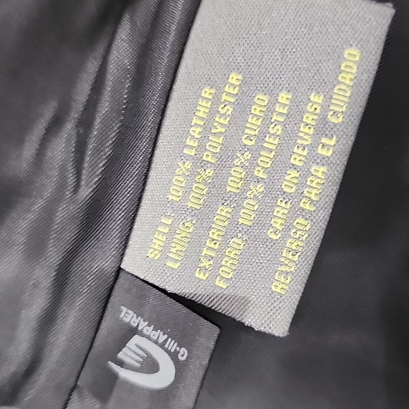 Kenneth Cole Reaction Black Leather Jacket Size M Medium - Picture 11 of 12